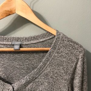 NWOT aerie grey long sleeve romper // size M